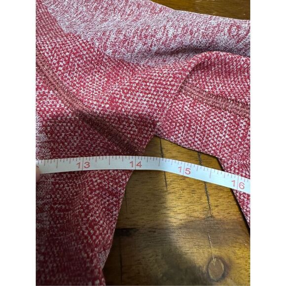 Gymshark Flex Zip Through Jacket in Burgundy Marl Size X-Small - Picture 6 of 7